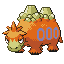 Camerupt Generation III sprite