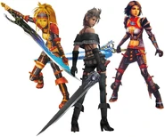 Warrior — Final Fantasy X-2 artwork