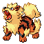 Arcanine Generation III sprite