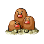 Dugtrio Generation III sprite