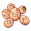 Exeggcute Generation III sprite