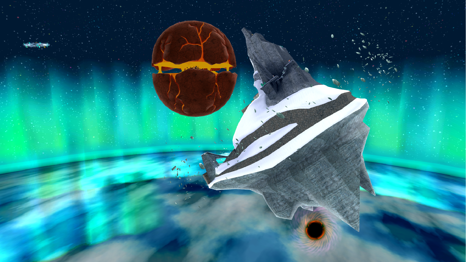 Freezeflame Galaxy — Super Mario Galaxy