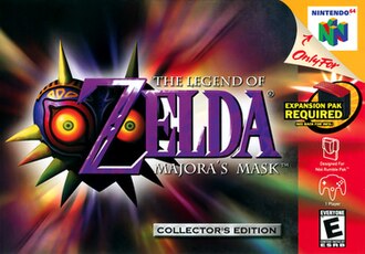 The Legend of Zelda: Majora’s Mask game artwork