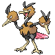 Dodrio Generation IV sprite