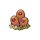 Dugtrio Generation IV sprite