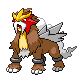 Entei Generation IV sprite
