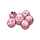 Exeggcute Generation IV sprite