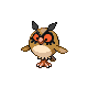 Hoothoot Generation IV sprite