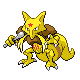 Kadabra Generation IV sprite