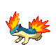 Quilava Generation IV sprite