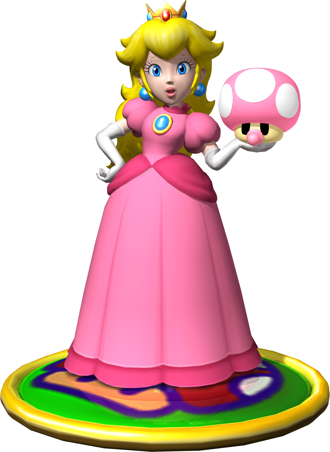 Princess Peach — Mario Party 4 artwork