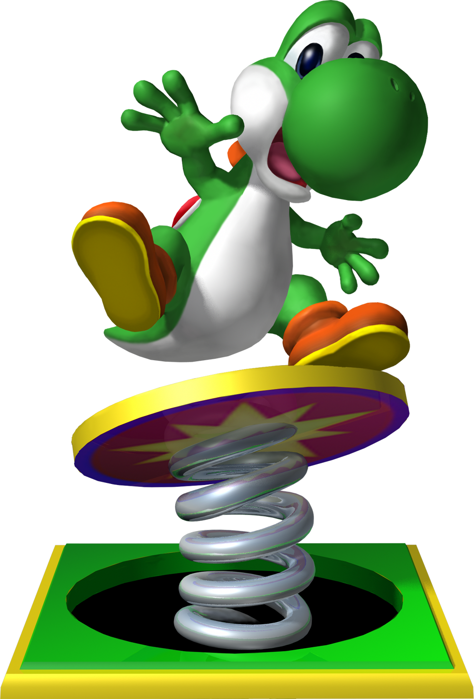 Yoshi — Mario Party 4 artwork