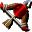 Bow and Fire Arrows (The Fire Arrows when equipped)