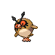 Hoothoot Platinum sprite