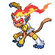 Infernape Platinum sprite