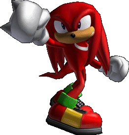 Knuckles Sonic Adventure 2 / Battle artwork