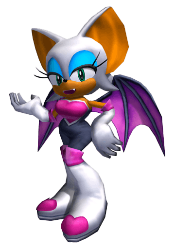 Rouge Sonic Adventure 2 / Battle artwork