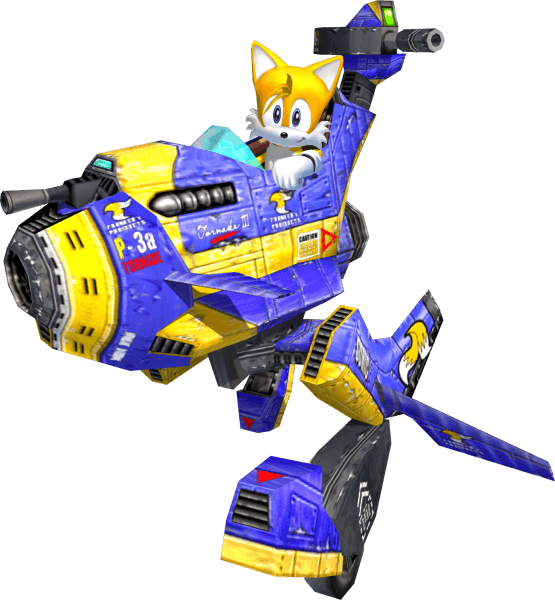 Tails Sonic Adventure 2 / Battle artwork