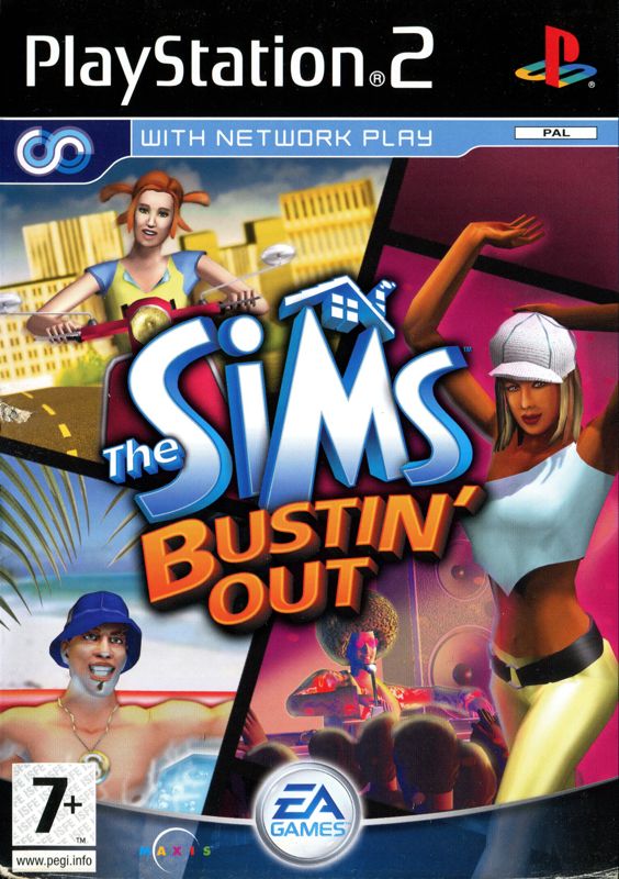 The Sims Bustin’ Out PS2 cover