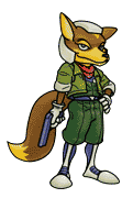 Fox original Super Smash Bros. 64 artwork