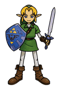 Link original Super Smash Bros. 64 artwork