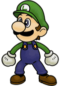 Luigi original Super Smash Bros. 64 artwork
