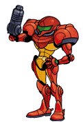 Samus original Super Smash Bros. 64 artwork