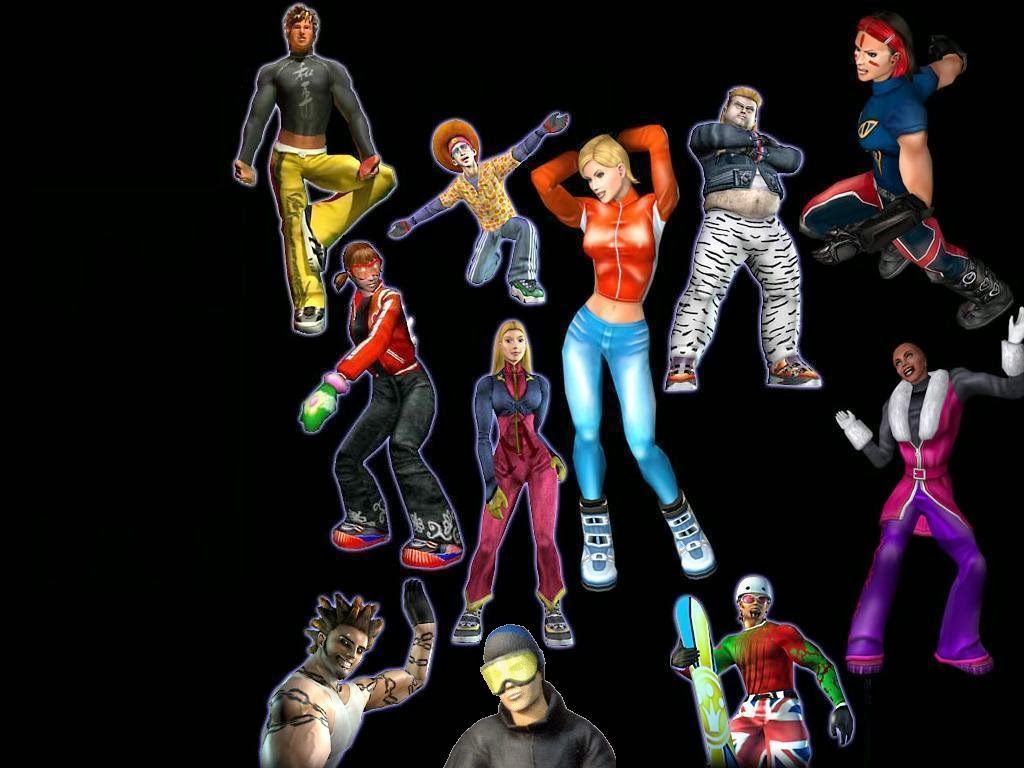 Elise Riggs — SSX Tricky promotional artwork