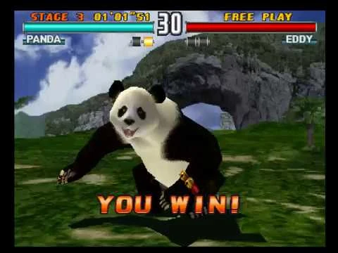 Panda — Tekken 3 victory screenshot