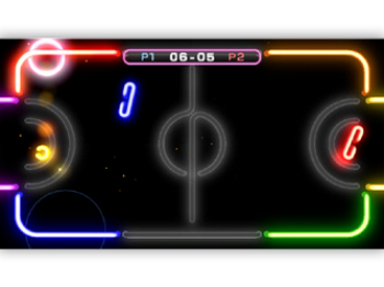 Laser Hockey gameplay