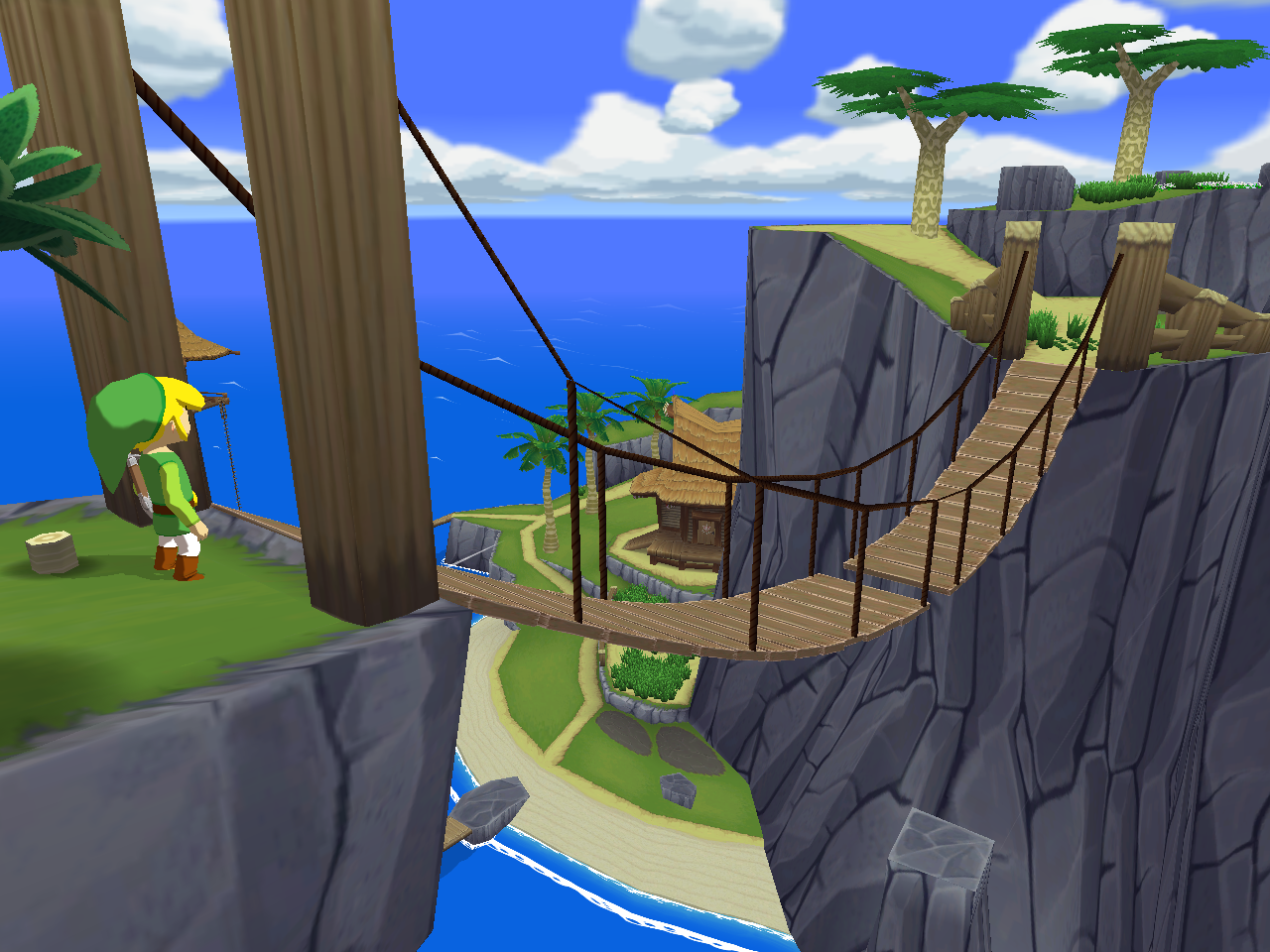 Suspension Bridge — The Wind Waker
